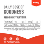 Wanpy Super Foods Creamy Treat Salmon Chia & Seaweed 70 g (5*14g)