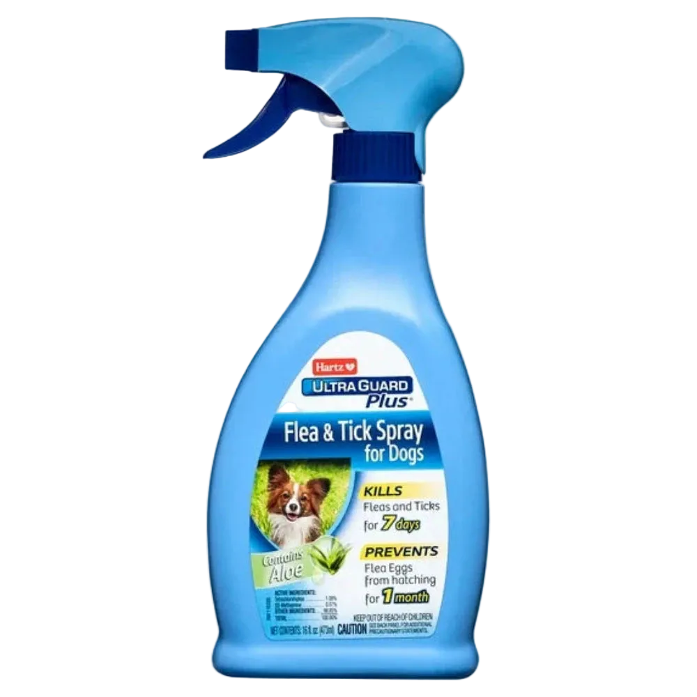 Hartz UltraGuard Plus Flea And Tick Spray With Aloe for Dog 473Ml