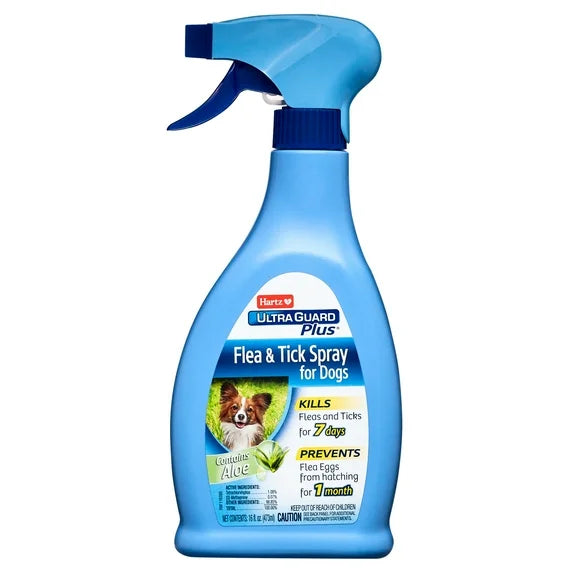 Hartz UltraGuard Plus Flea And Tick Spray With Aloe for Dog 473Ml.