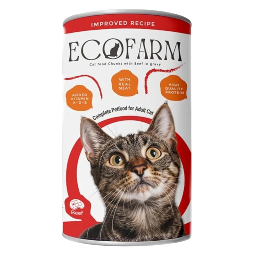Eco Farm Wet Food Beef 400g Petfast.shop Ecofarm Cat Food Wet Food petfast.shop Egypt 85.00