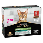 Package Pro Plan Nutrisavour Sterilised Beef In Gravy (10*85g)