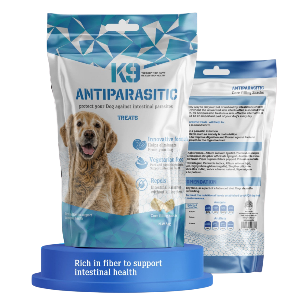 K9 AntiParasitic Treats For Dogs 80 gm.