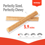 Wanpy Treat For Adult Dog Chewy Puff Sticks Chicken 100 g