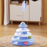 Cat Toys - Cat Roller - 3 Layers - Balls and Feather Wand Petfast.shop Generic Cat Kitten Supplies Toys petfast.shop EgyptDefault Title 300.00