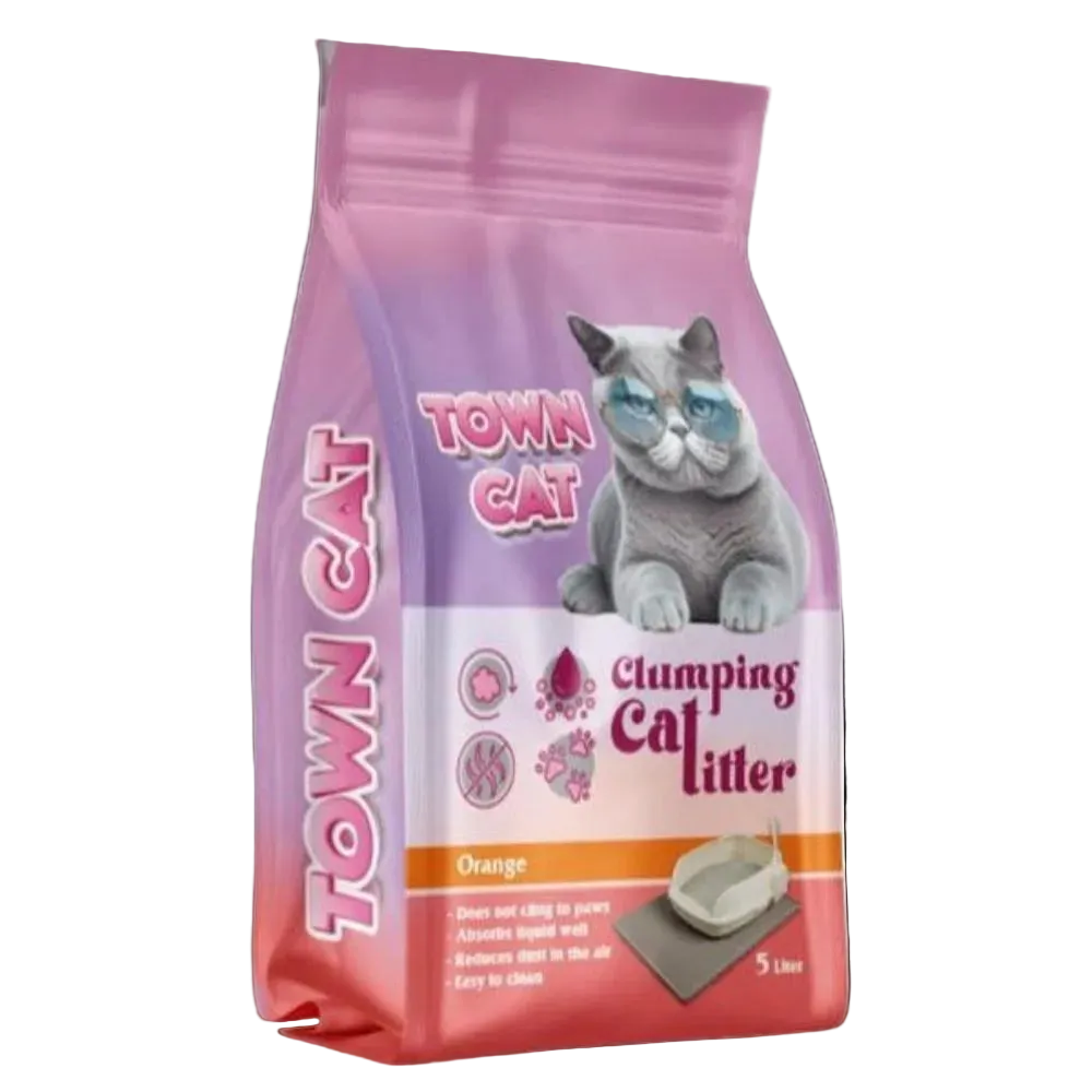 Town Cat Litter Orange 5L Petfast.shop Town Cat Box & Accessories & Litter Cat Egypt Brand Kitten Litter petfast.shop Egypt PTO2596S Default Title 65.00