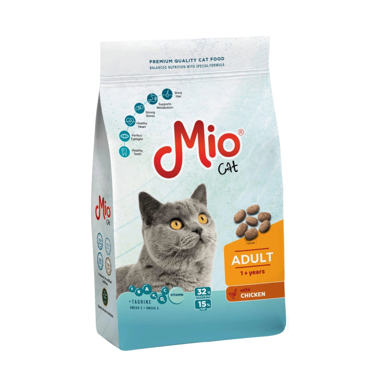 Mio Cat Adult Dry Food With Chicken 1 kg.