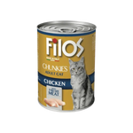 Filos Adult Cat Chunks with Chicken 405g