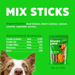 Scooby Chew Mixed Stick Dog Treats 120 gr.