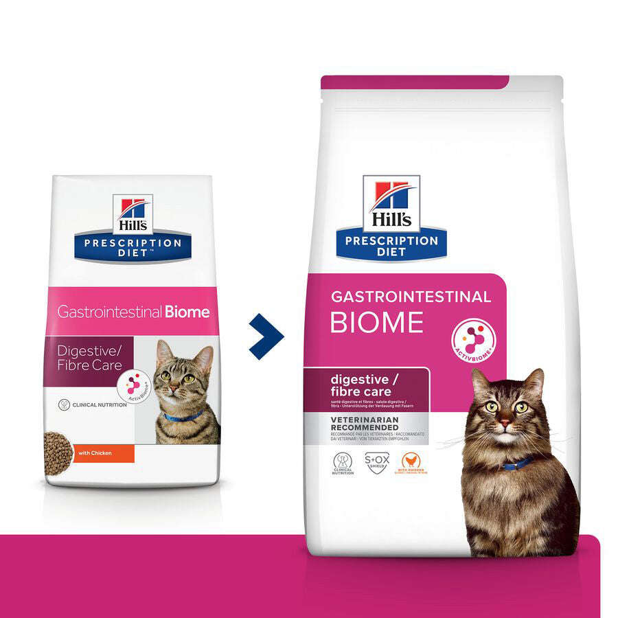 Hill's Prescription Diet Gastrointestinal Biome Dry Cat Food with Chicken 1.5 kg.