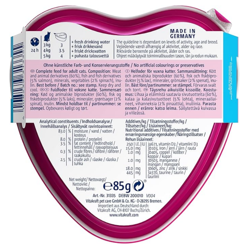 vitakraft cat treat salmon 85g