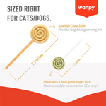 Wanpy Dog Lollipop Chicken, Milk & Pumpkin 6g Petfast.shop Wanpy Chewy Treat Dog Treats petfast.shop EgyptDefault Title 130.00