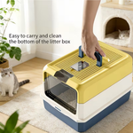 Cat Litter Box Size 49*35*32 Cm Petfast.shop Generic Box & Accessories & Litter Cat Litter Box & Accessories petfast.shop EgyptBlue 1350.00