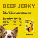 Scooby Chew Beef Jerky Dog Treats 120 gr.