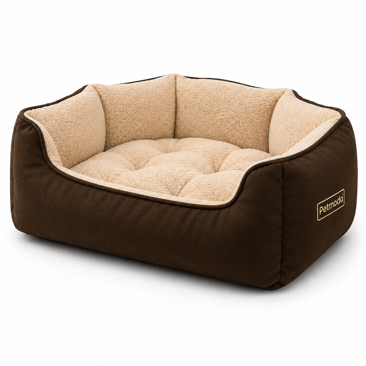 Petmoda Leather / Fur Cozy Bed 70*55 Cm