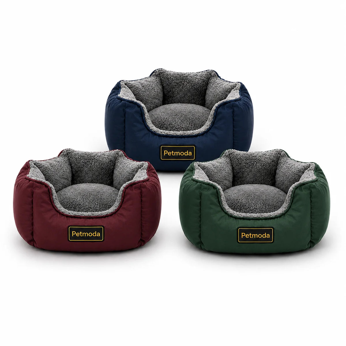 Petmoda Round Bed Blue 55*45Cm Petfast.shop Petmoda bed Cat Dog Kitten Puppy Summer Supplies petfast.shop Egypt PPE2663S-2 Green 850.00