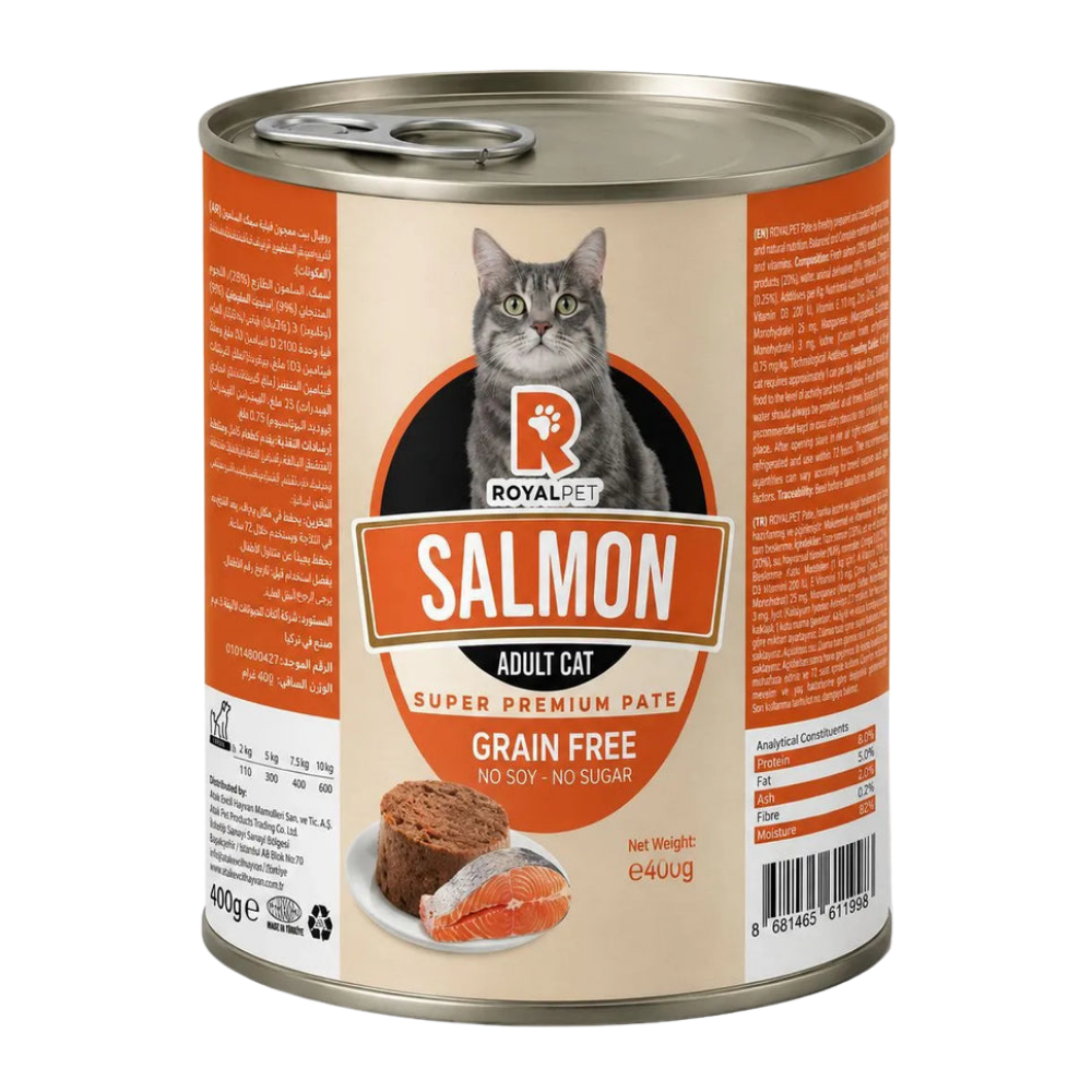 Royal Pet Wet Food for Cat Salmon 400g Petfast.shop Royal Pet Cat Food Wet Food petfast.shop Egypt PRO6914S Default Title 110.00