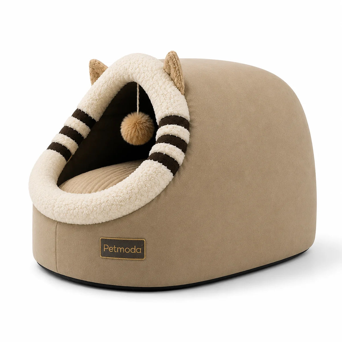 Petmoda Cat House Bed 50 cm - Cat Shape - Beige Petfast.shop Petmoda bed Cat Dog Kitten Puppy Supplies petfast.shop Egypt PPE2456S Default Title 1449.00