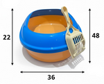 Cat Litter with Scoop Size 22*36*48 Cm