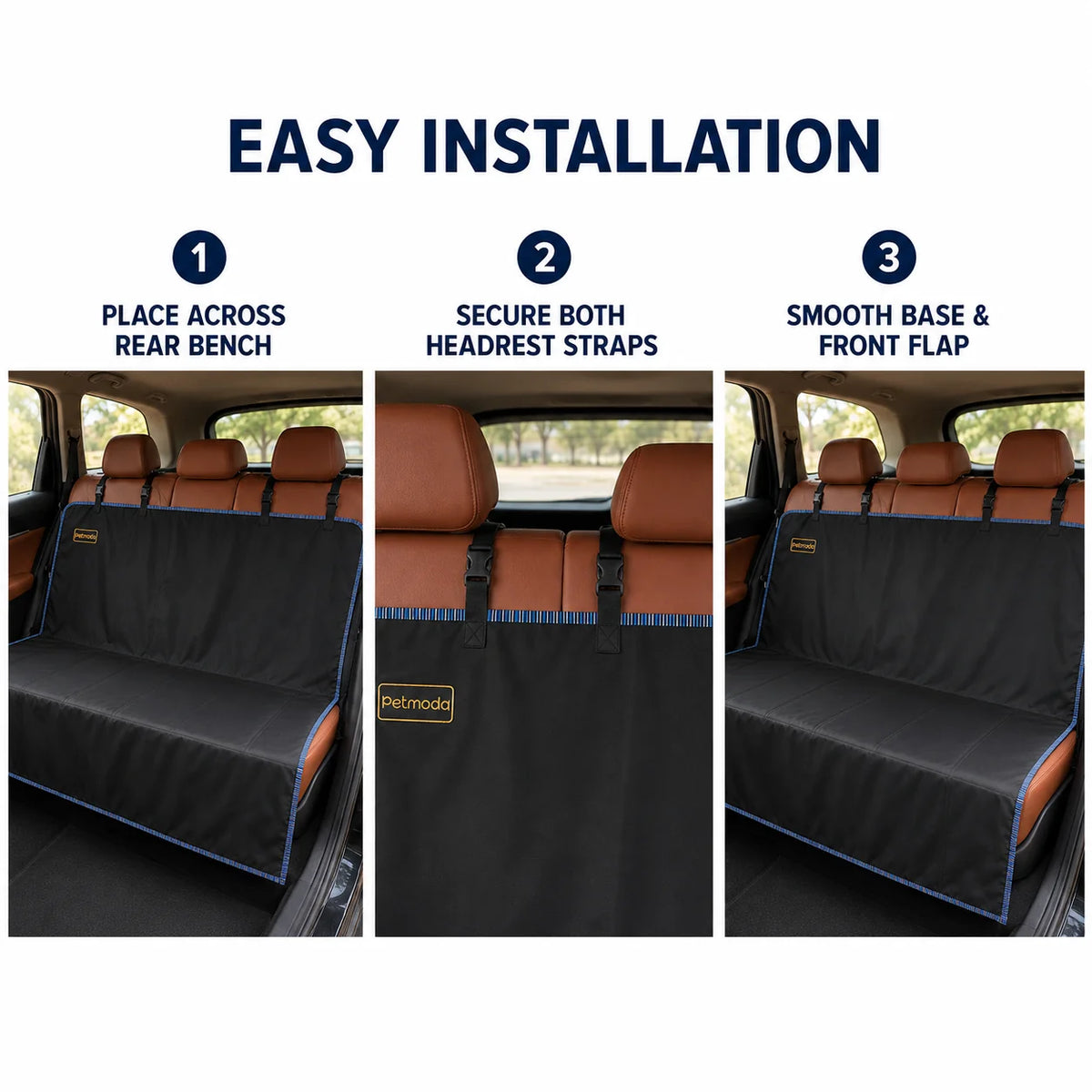 Petmoda Car Seat Cover 1 Sides 143*120 cm