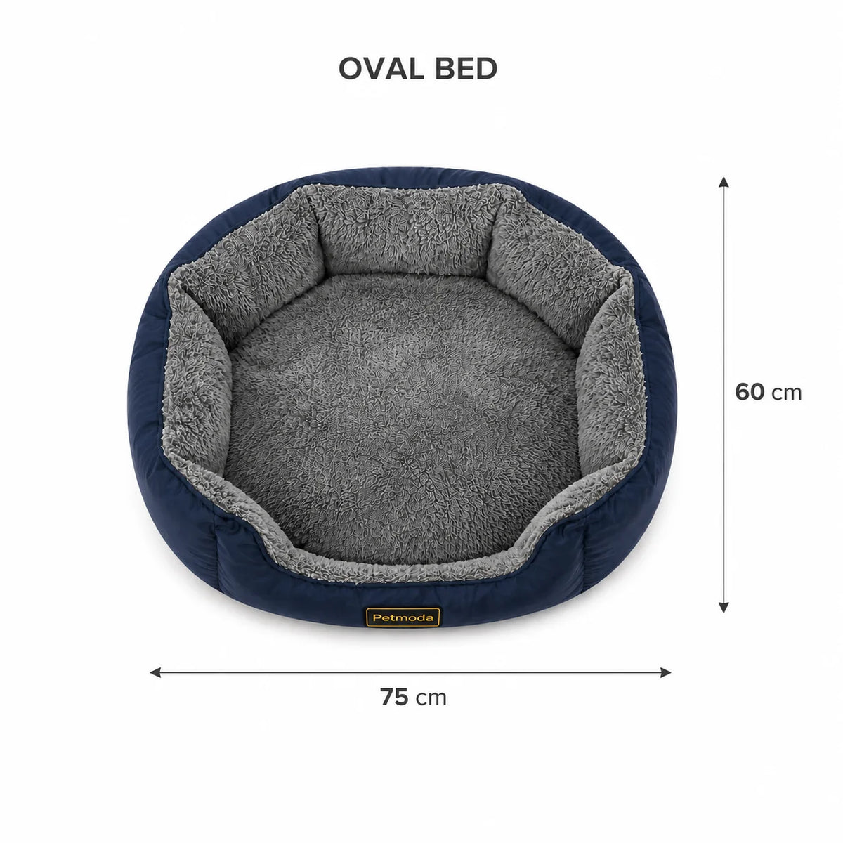 Petmoda Oval bed 75*60 Cm