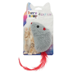 Furry Mouse Cat Toy