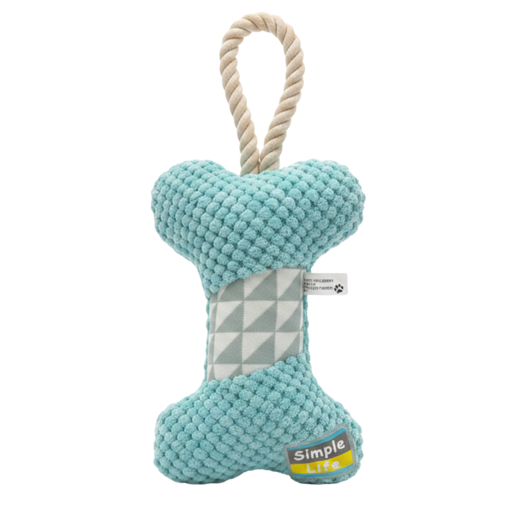 Soleil Fluffy Bone Dog Toy