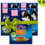 BUY 5 + 1 FREE Felix Chicken in Jelly Wet Kitten Food Pouch 85g – Complete Nutrition for Kittens Petfast.shop Felix Bundles Cat Exclude Food Wet Food petfast.shop Egypt PBU6006S Default Title 275.00