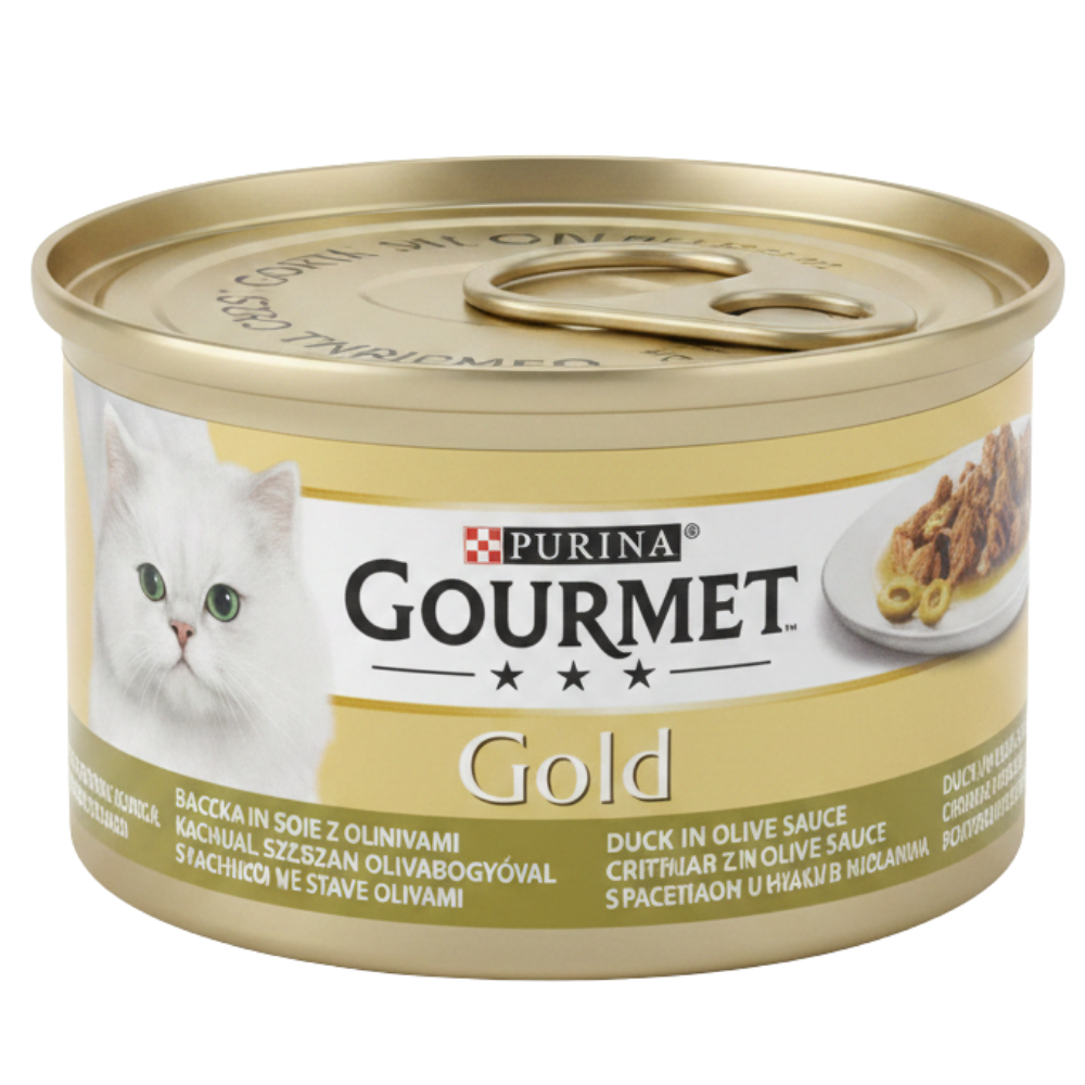 Purina Gourmet Gold Duck In Olive Sauce 85 g Petfast.shop Gourmet Cat Food Wet Food petfast.shop EgyptDefault Title 125.00