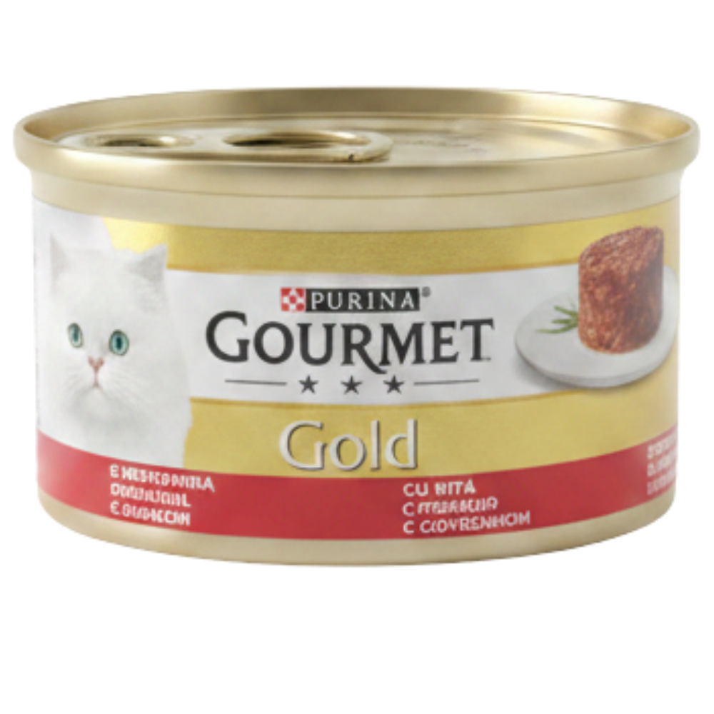 Gourmet Gold Wet Food For Adult Cat Beef Pate 85 g Petfast.shop Gourmet Cat Food Wet Food petfast.shop EgyptDefault Title 125.00