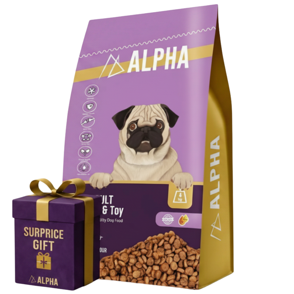 Alpha Dry Food Small adult With Poultry + Surprise Gift