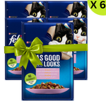 Buy 5 + 1FREE Felix with Trout and Green Bean Wet Cat Food Pouch 85g