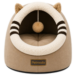 Petmoda Cat House Bed 50 cm - Cat Shape - Beige Petfast.shop Petmoda bed Cat Dog Kitten Puppy Supplies petfast.shop Egypt PPE2456S Default Title 1449.00