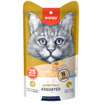 Wanpy Creamy Treat For all Cat Assorted 25 Pack 8 Flavors Petfast.shop Wanpy Cat Food Liquid Treat Treats petfast.shop EgyptDefault Title 750.00