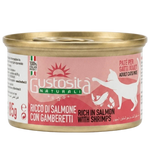 Gustosita Natural Wet Food For Adult Cat Rich In Salmon With Shrimps 85 g