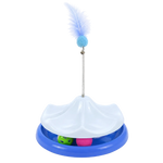 Interactive Feather Cat Toy Color Blue