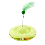 Interactive Feather Cat Toy Color Green