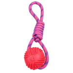 Bomei Pet Dog Ball with Rope Toy