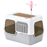 Cat Litter Box with Scratch Size 40*57.5*40Cm Petfast.shop Generic Box & Accessories & Litter Cat Litter Box & Accessories petfast.shop EgyptDefault Title 1100.00