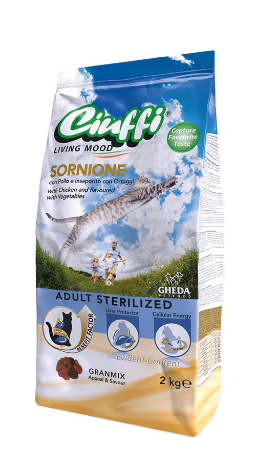 CIUFFI CAT Chicken ADULT STERILIZED 2kg.