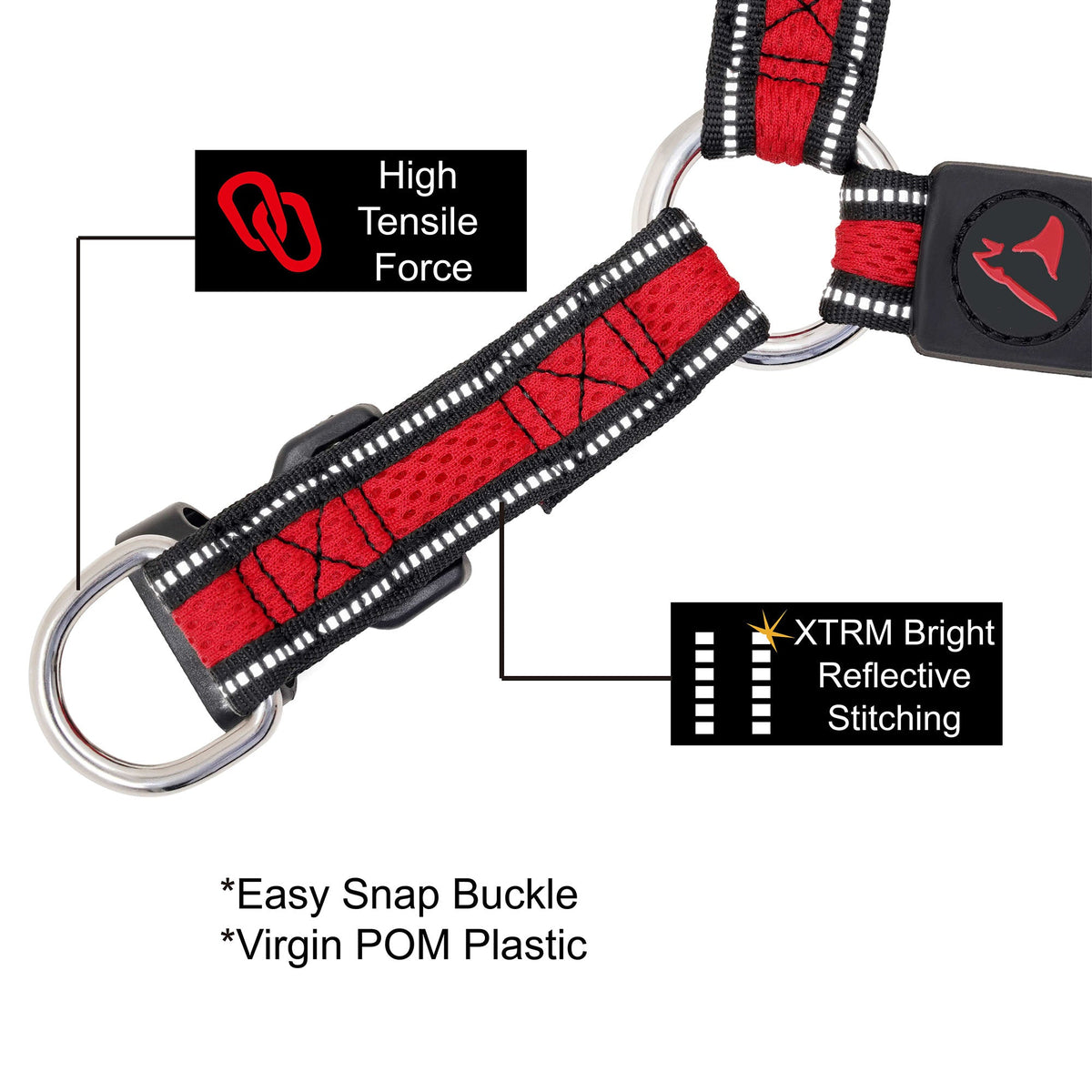 DOCO® Athletica Air Mesh Step-in Dog Harness.