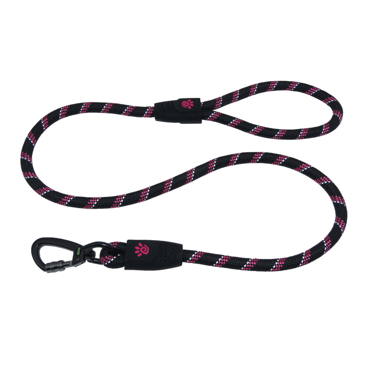DOCO® 5ft Reflective Rope Dog Leash w/ Click & Lock Snap (1/2" Width) (13mm*150cm).