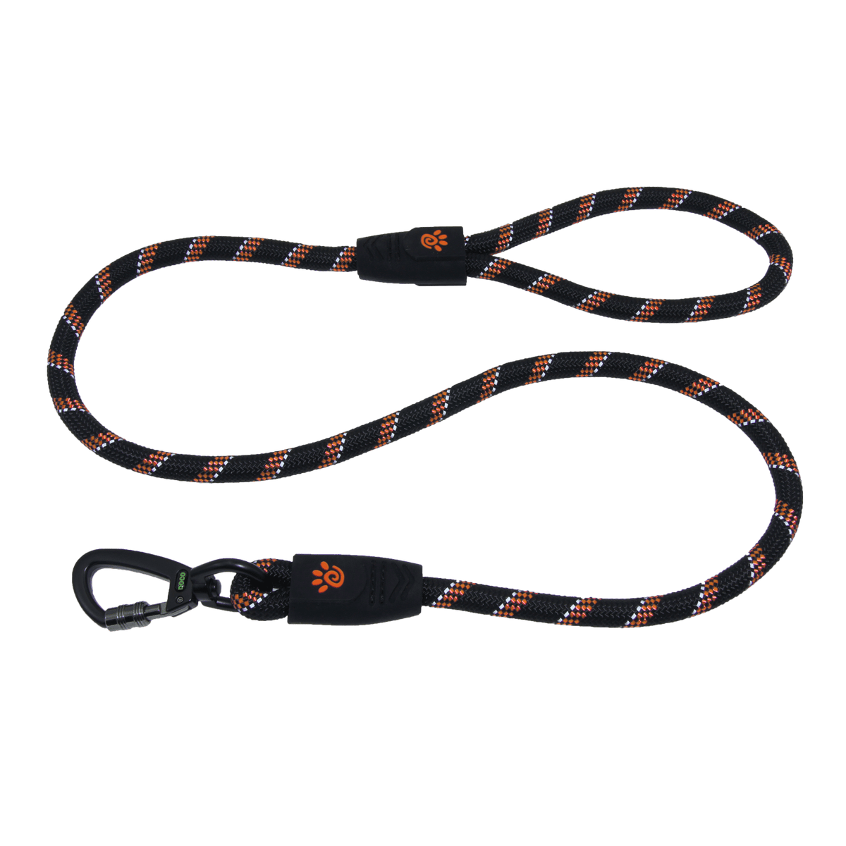 DOCO® 5ft Reflective Rope Dog Leash w/ Click & Lock Snap (3/8" Width x 5ft) (8mm*150cm).