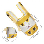 Front-Pack Pet Carrier Backpack for Small Cat & Dog