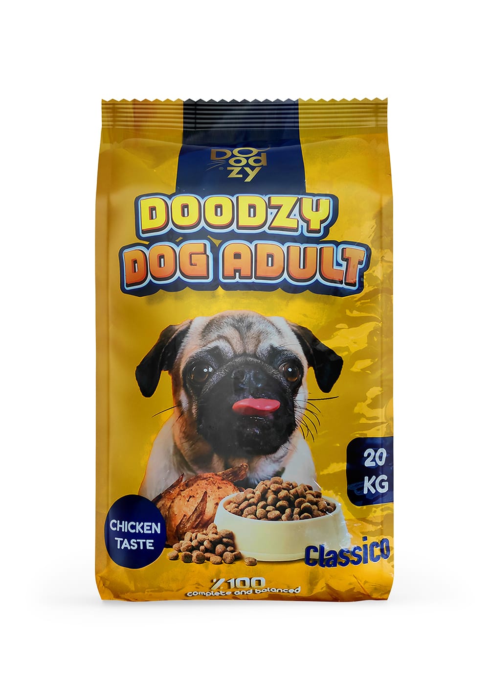 Doodzy Dry Dog Food Adult With Chicken 20kg.
