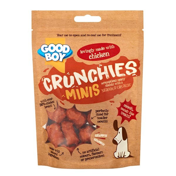 Good Boy Crunchies Mini Chicken Dog Treat 60g