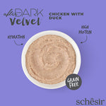 Schesir after dark Pollo con anatra in mousse 80g in busta.
