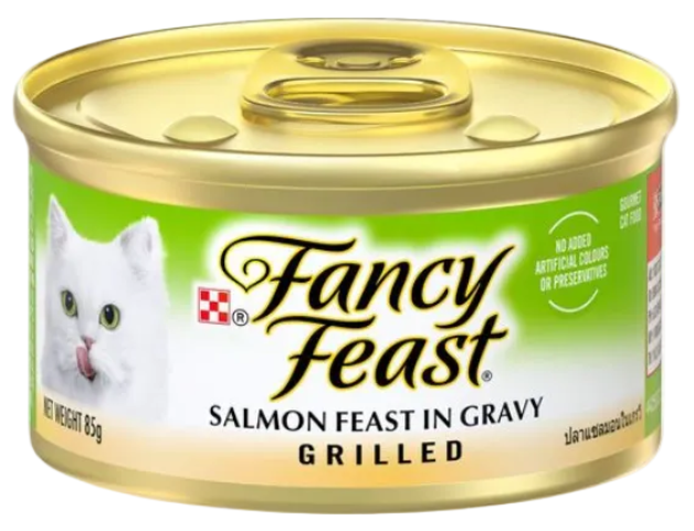 Fancy Feast Grilled Salmon Feast in Gravy 85g Buy 5 Get 1 Free