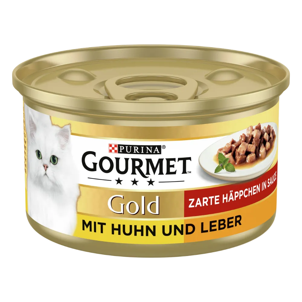 Gourmet Purina Gold tender morsels in sauce with Chicken & Liver 85 g Petfast.shop Gourmet Cat Food Gold Wet Food petfast.shop Egypt PGO6952S Default Title 199.00