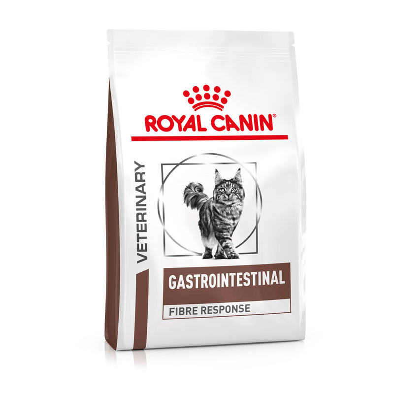 Royal Canin Gastrointestinal Fibre Response All Breeds Adult Cat Food.
