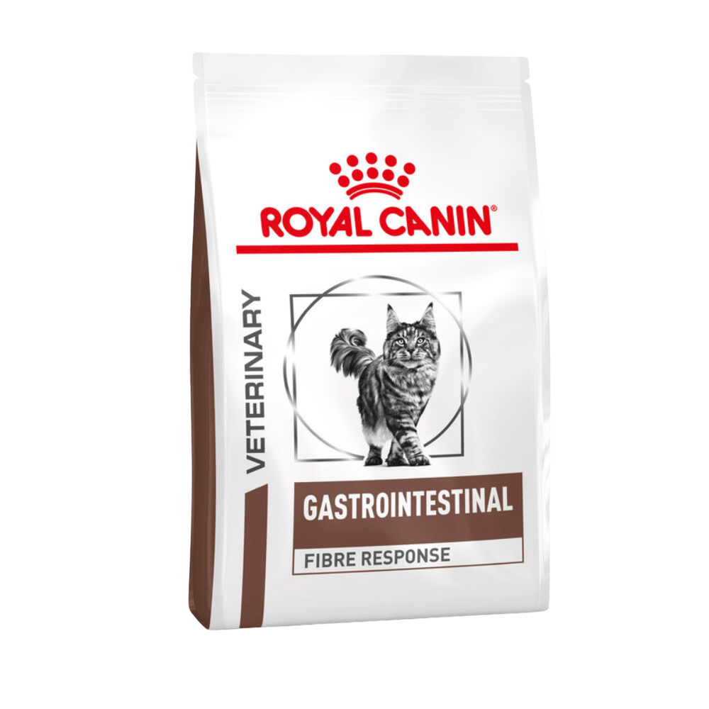 Royal Canin Gastrointestinal Fibre Response All Breeds Adult Cat Food.